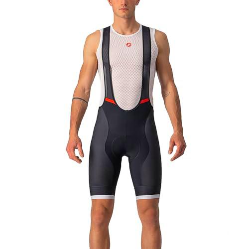 Castelli COMPETIZIONE Kit Bib Shorts, Men's, Black White, XX-Large