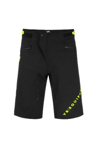 Valentino Rossi VR46 Pantalones Trail Short MTB,38,Negro