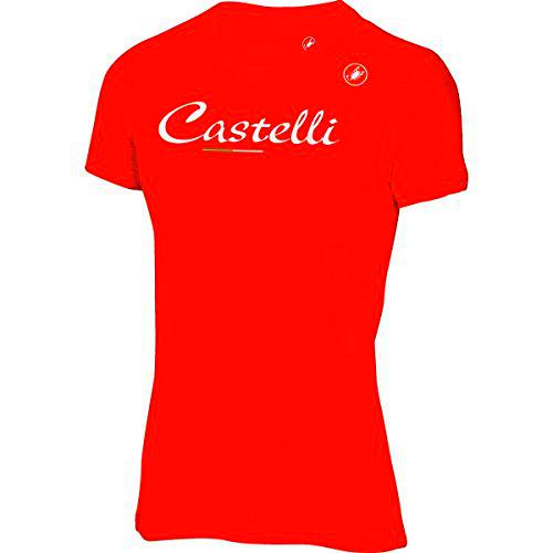 CASTELLI Classic W T Camiseta, Mujer, Rojo, S