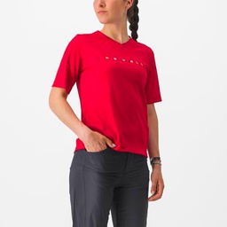 CASTELLI 4523047-611 Trail Tech 2 W tee Women's T-Shirt Dark Red XS