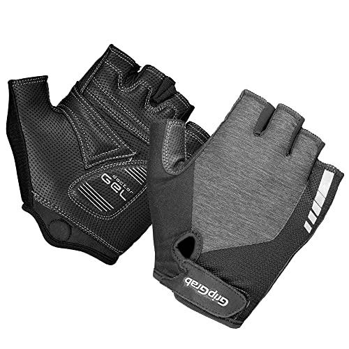 GripGrab Women's ProGel Padded Fingerless Anti-Slip Summer Cycling Gloves Cushioned Shock-Absorbing Road Gravel Mountain-Bike