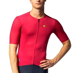 Alé Cycling R-ev1 Race 2.0 Maillot de Ciclismo, Granate