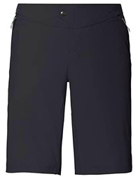 VAUDE Pantalones Cortos para Hombre, Negro Uni, Large