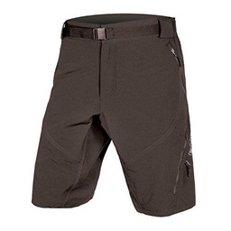 ENDURA Pantalón Corto MTB 2019 Hummvee II with Liner Negro (XL, Negro)