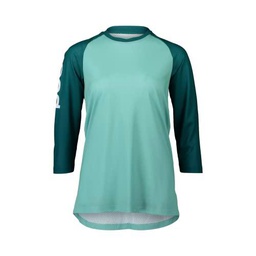 POC W's MTB Pure 3/4 Jersey T-Shirt, Lt Dioptase Blue, L Women's