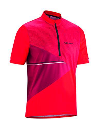 Gonso Ripo Camiseta, Hombre, Barbados Cherry, Small