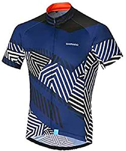 SHIMANO Maillot M/C SH M Climbers Nav T-L Camiseta, Hombre