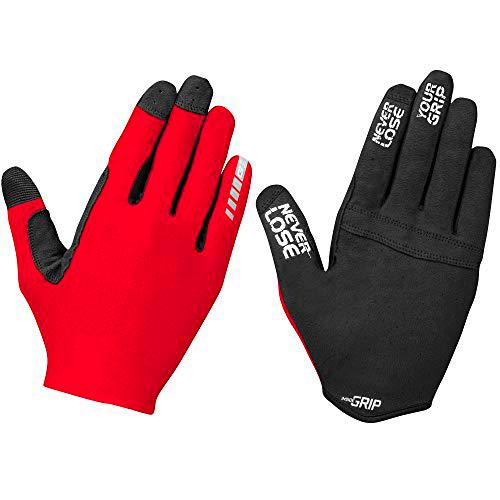 GripGrab Aerolite InsideGrip Langfinger Profi MTB - Guantes de Ciclismo sin Acolchado y Antideslizantes