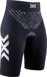 X-Bionic Twyce 4.0 Bike Padded Shorts, Hombre, Opal Black/Arctic White, L