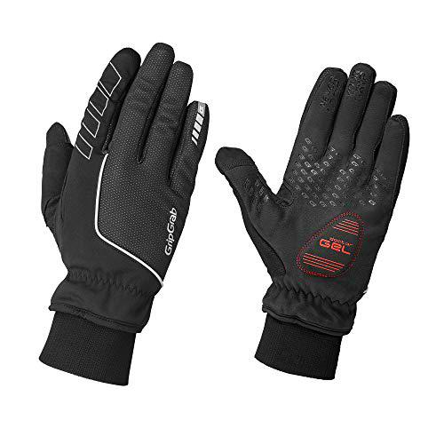 GripGrab Windster Windproof Winter Thermal Fullfinger Cycling Gloves-Lined Padded Touchscreen-Compatible-Black